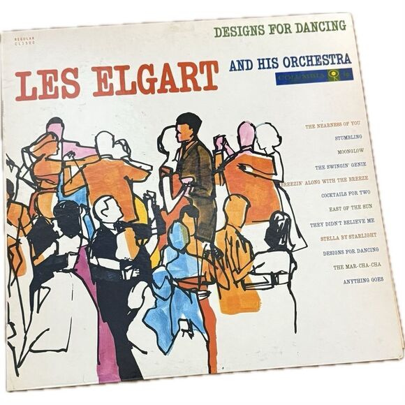 Les Elgart Vinyl Record with Colorful Cover - Picture 2 of 4